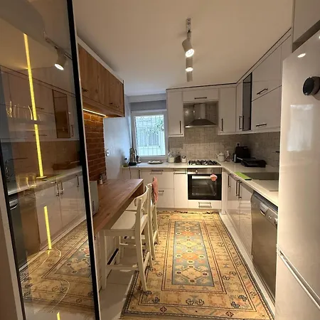Renovated 2br Garden Flat 300 M To Sarimsakli Apartamento *
