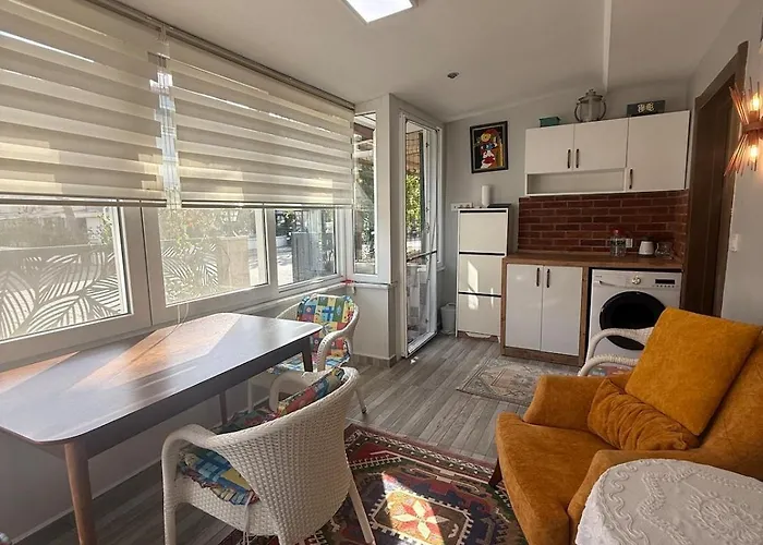 Renovated 2br Garden Flat 300 M To Sarımsaklı *